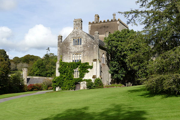 Buckland Abbey west end  showing tower and reused stub of nave - Tim Edmonds