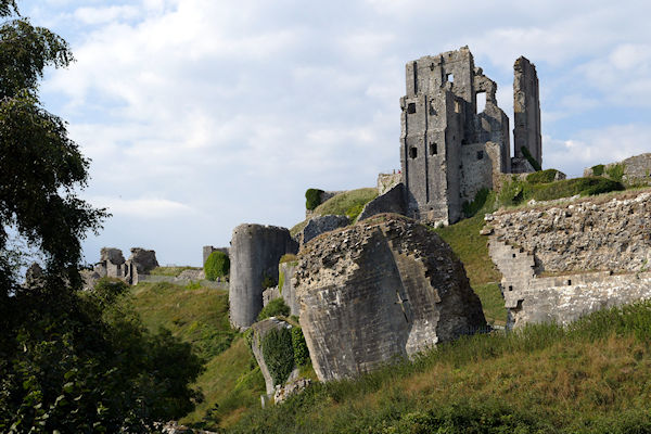 Corfe Castle from NT tea  rooms - Tim Edmonds