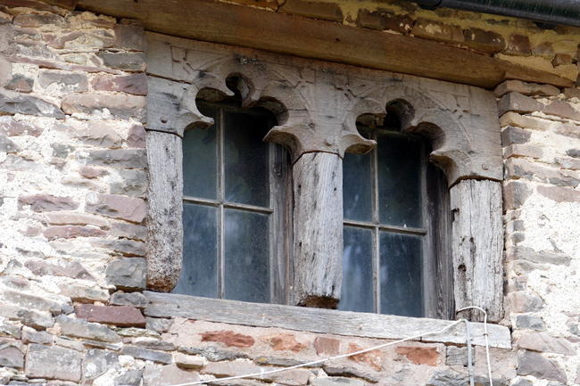 Holnicote Estate wooden  window opening over gatehouse - Tim Edmonds