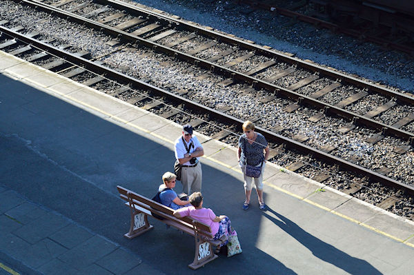 Waiting patiently for the train to Paignton - Robert Orpin