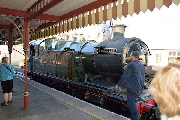 Hercules at Paignton Station deserves a well earned rest. - Robert Orpin